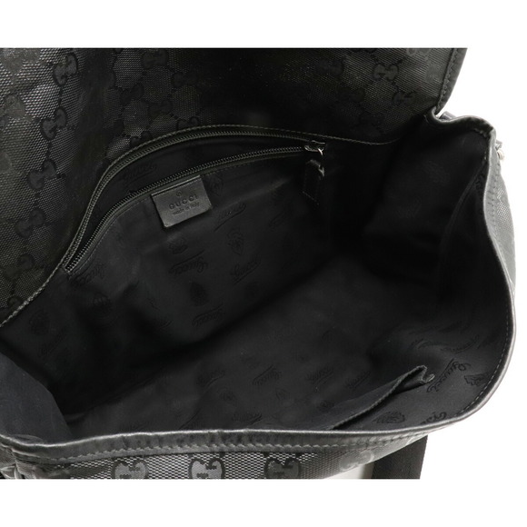 Gucci GG Implement Messenger Crossbody Bag Leather Black - Picture 5 of 8